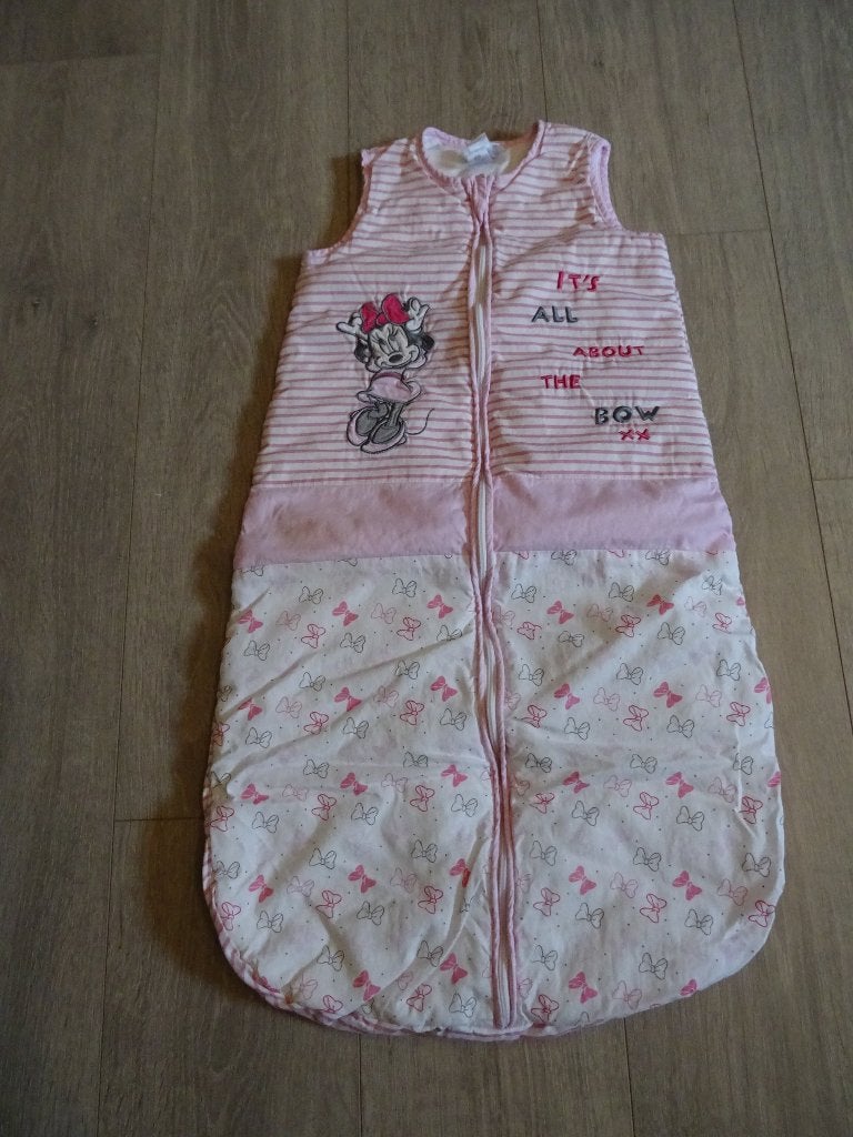 Gratis - Minnie Mouse slaapzak - 90 cm, Wasbaar, Gebruikt, 90 cm, Roze