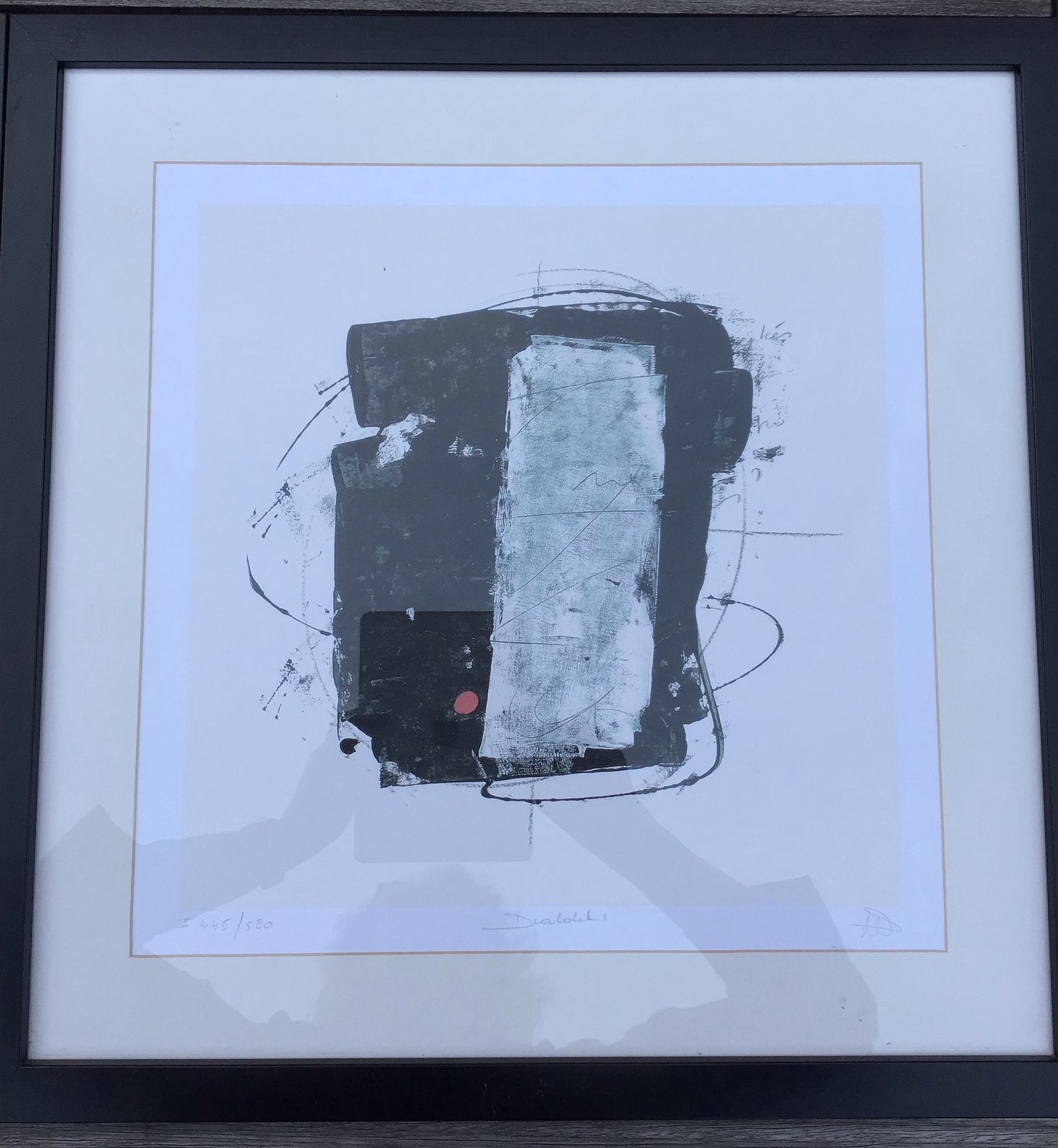 2 Abstracte Zeefdrukken van Natacha Pirnay - Diabolik -, Ophalen of Verzenden