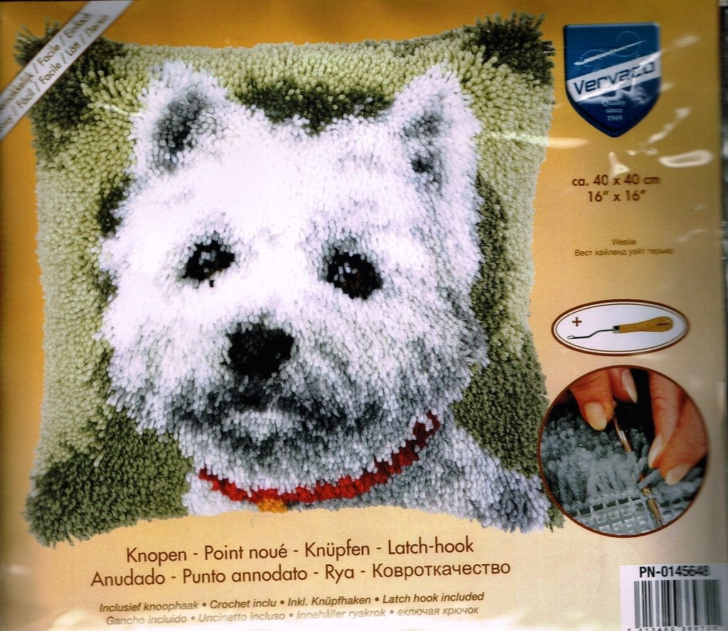 Cado SALE vervaco knooppakket  kussen  WESTIE, Ophalen of Verzenden, Nieuw, Overige typen