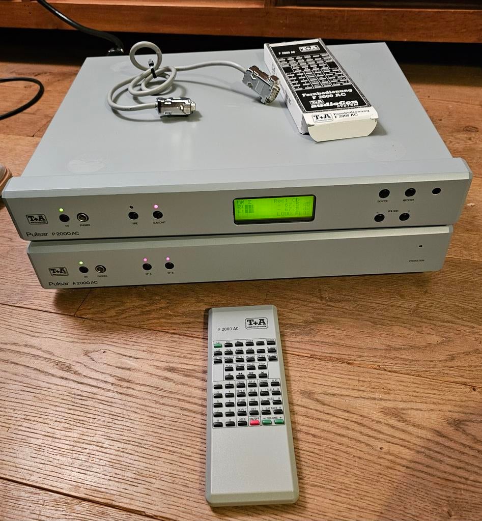 T+A Pulsar P2000AC-A2000AC topcombi Germany made + garantie, Audio, Tv en Foto, Versterkers en Receivers, Overige merken, Refurbished