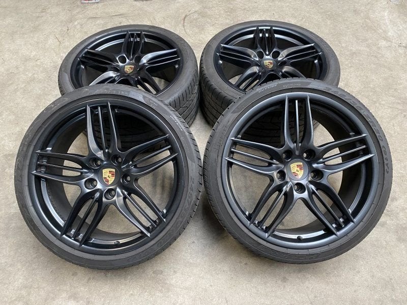 20 inch originele Carrera S velgen + zomerbanden Porsche 911