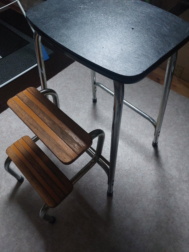 Oud Vintage Trapje in goede stevige staat Brabantia !, Ophalen, Gebruikt