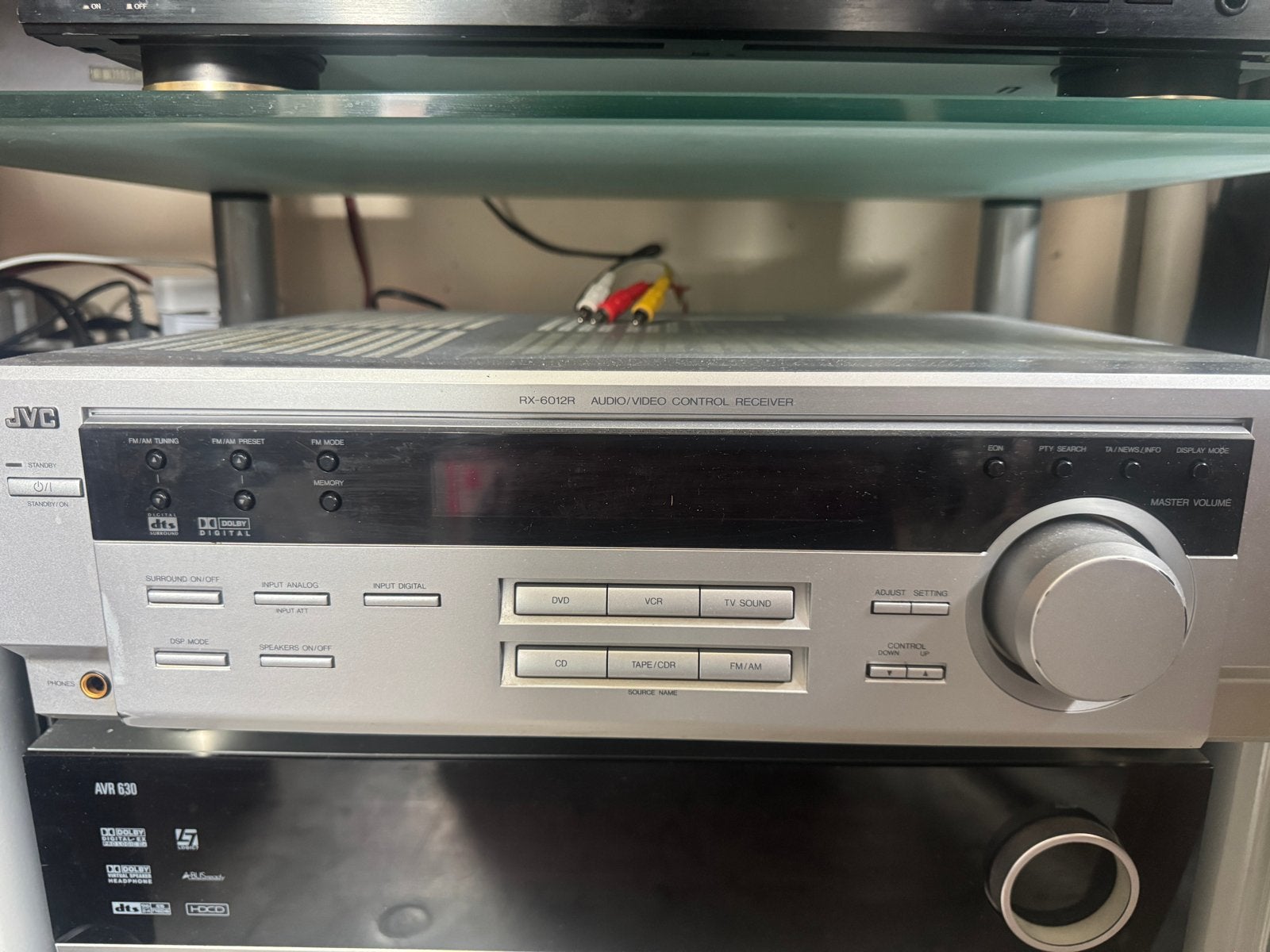 JVC RX-6012RSL Stereo Receiver - Goede staat, Gebruikt, JVC, Ophalen of Verzenden, 120 watt of meer