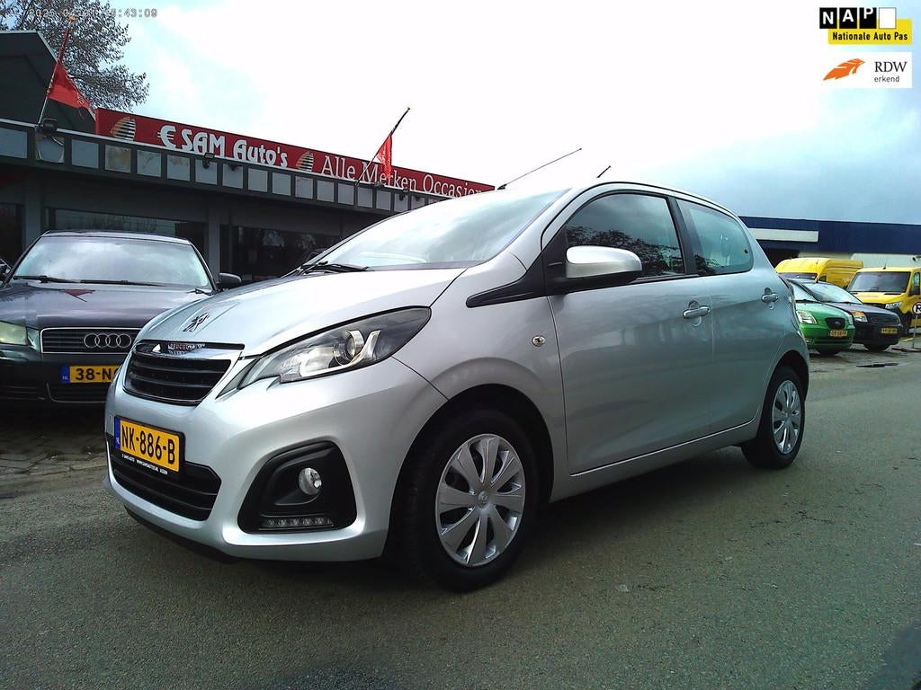 Peugeot 108 1.0 e-VTi Active (2017 NAVI +Airco ), Auto's, Peugeot, Bedrijf, Te koop, ABS, Airbags, Airconditioning, Bluetooth