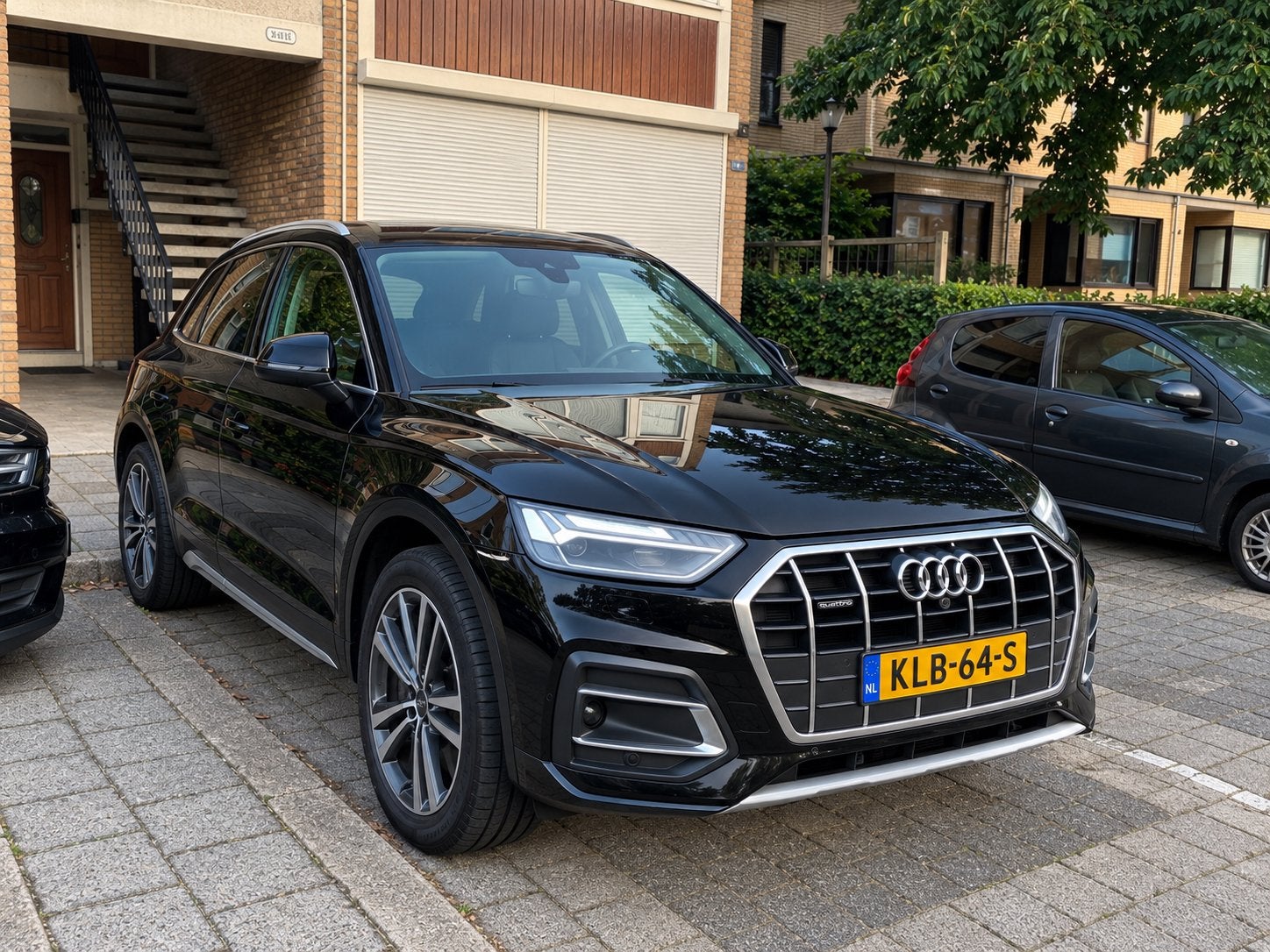 Audi Q5 50 Tfsi 299pk Phev S Tronic Quattro Pano BTW Soh91%, Automaat, Bi-Xenon koplampen, 4 cilinders, Leder en Stof