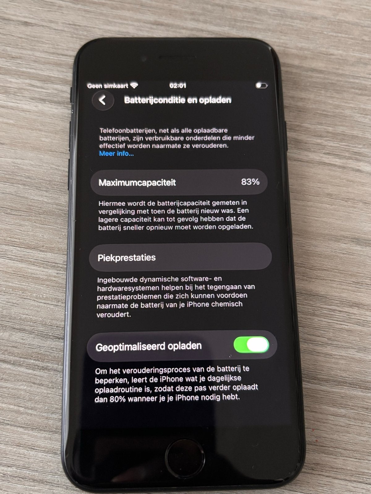 iPhone SE 2022 64GB Zwart - Lichte gebruikerssporen, Ophalen, Gebruikt, Zwart, 64 GB