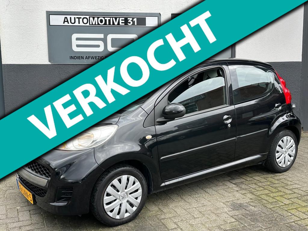 Peugeot 107 1.0-12V XS | AIRCO | 5DRS | NL AUTO | KOOPJE, Auto's, Peugeot, Voorwielaandrijving, Gebruikt, Zwart, 4 stoelen