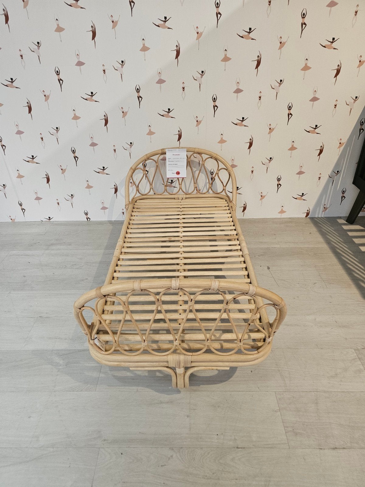 Peuterbed, 70x140, rotan, Kinderen en Baby's, Ophalen, 70 tot 85 cm, 140 tot 160 cm, Zo goed als nieuw