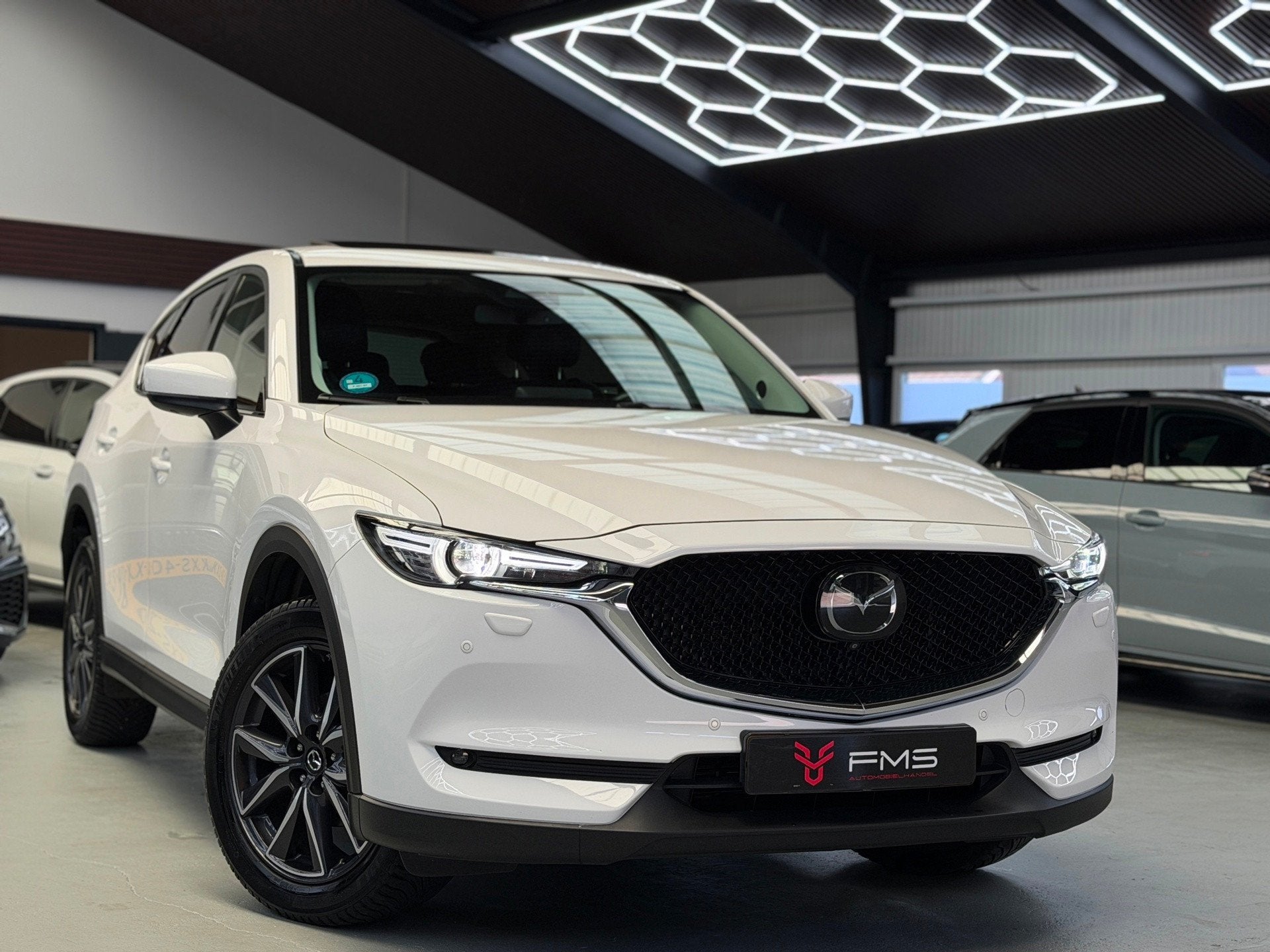 Mazda CX-5 2.5 SkyActiv-G 194 GT-M 4WD CarPlay Trekhaak, Auto's, Gebruikt, 4 cilinders, Wit, Bedrijf