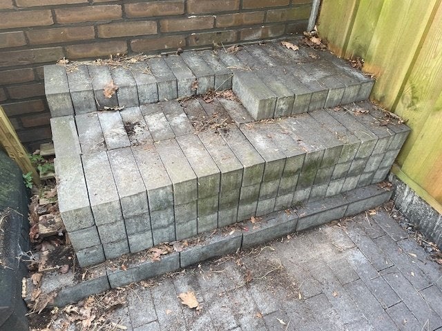 Bosoven dikformaat 21x7x8 cm Mangaan 2,5m2, Ophalen, Klinkers, Zo goed als nieuw, Minder dan 5 m²