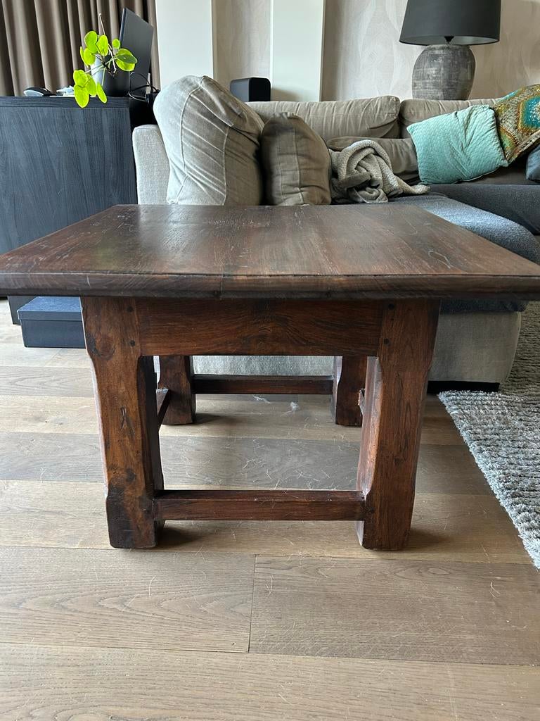 Houten bijzettafel GRATIS, Huis en Inrichting, Tafels | Bijzettafels, Ophalen, Minder dan 45 cm, Minder dan 55 cm, Gebruikt