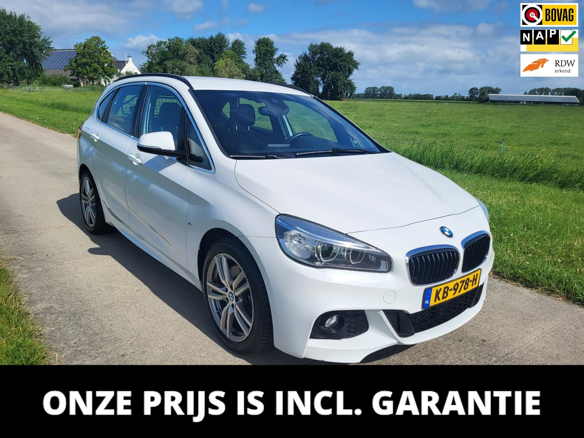 BMW 2-serie Active Tourer 225xe iPerformance SOH 93% hybride, Automaat, 136 pk, Gebruikt, Wit