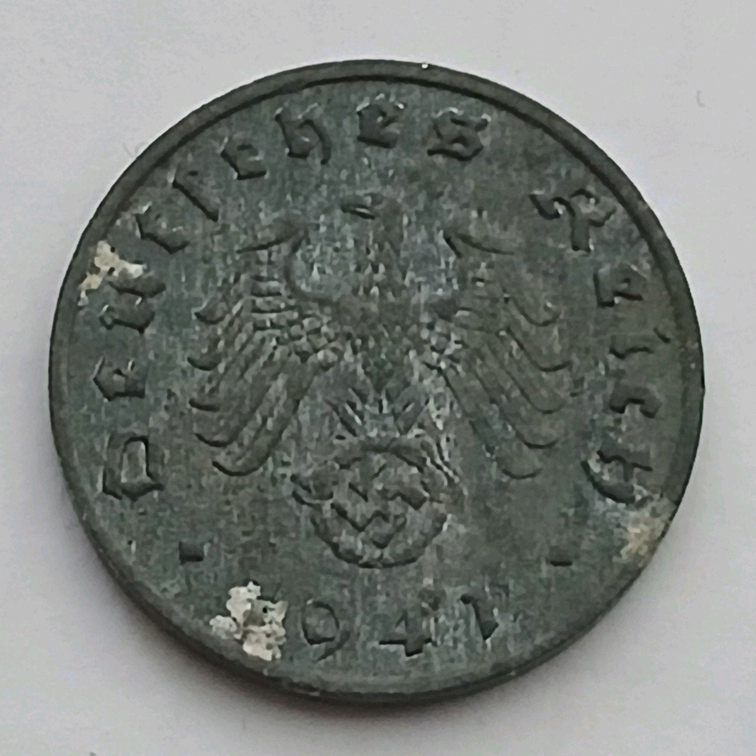 1 Reichspfennig 1941J Nazi Duitsland Oude Munt WO2 Swastika, Ophalen of Verzenden
