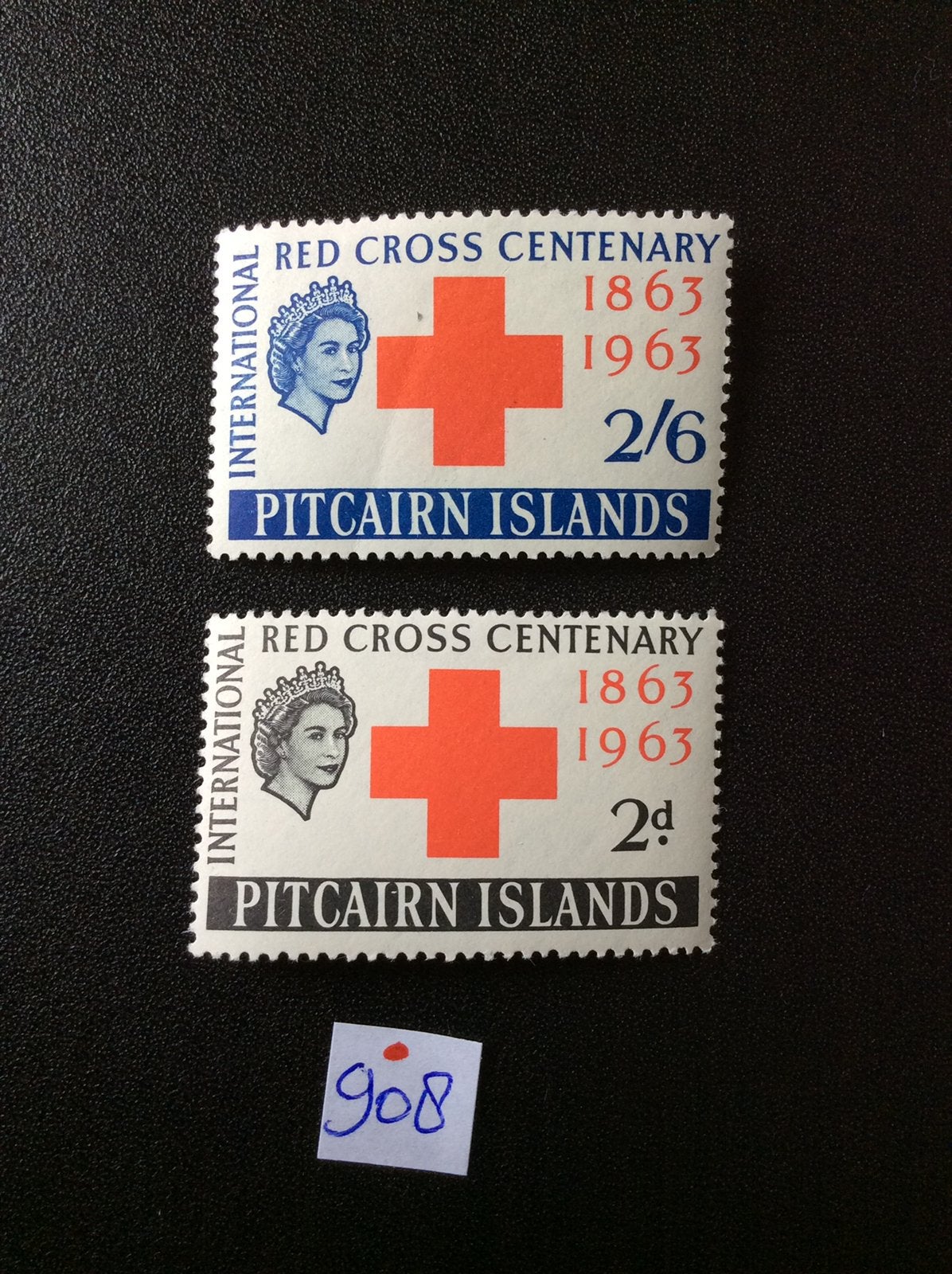 Pitcrain Islands postzegels 1963 pfr Mi 37/38, Postzegels en Munten, Ophalen of Verzenden, Postfris, Midden-Amerika
