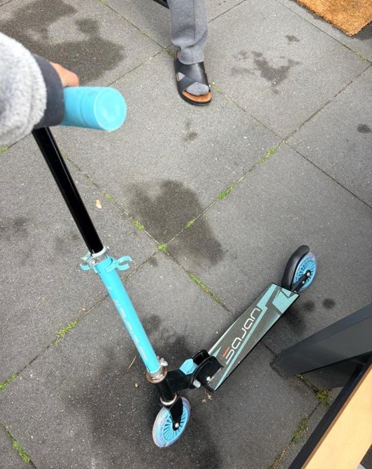 Lichtblauwe Soajan step, Ophalen of Verzenden, Zo goed als nieuw, Gewone step