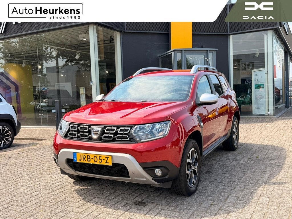 Dacia Duster TCe 90 Prestige | Camera | Navigatie | Trekhaak, Voorwielaandrijving, Stof, Gebruikt, Euro 6