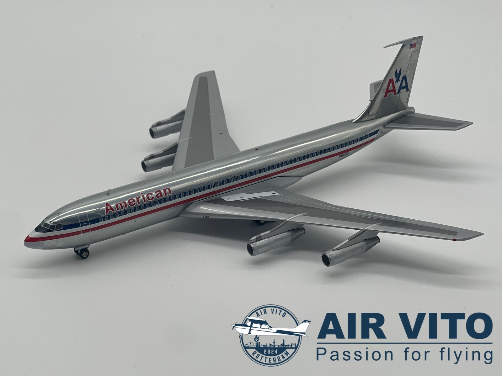 American airliners 707-300 1/200 inflight schaalmodel nieuw, Verzamelen, Luchtvaart en Vliegtuigspotten, Schaalmodel, -, -, Ophalen of Verzenden