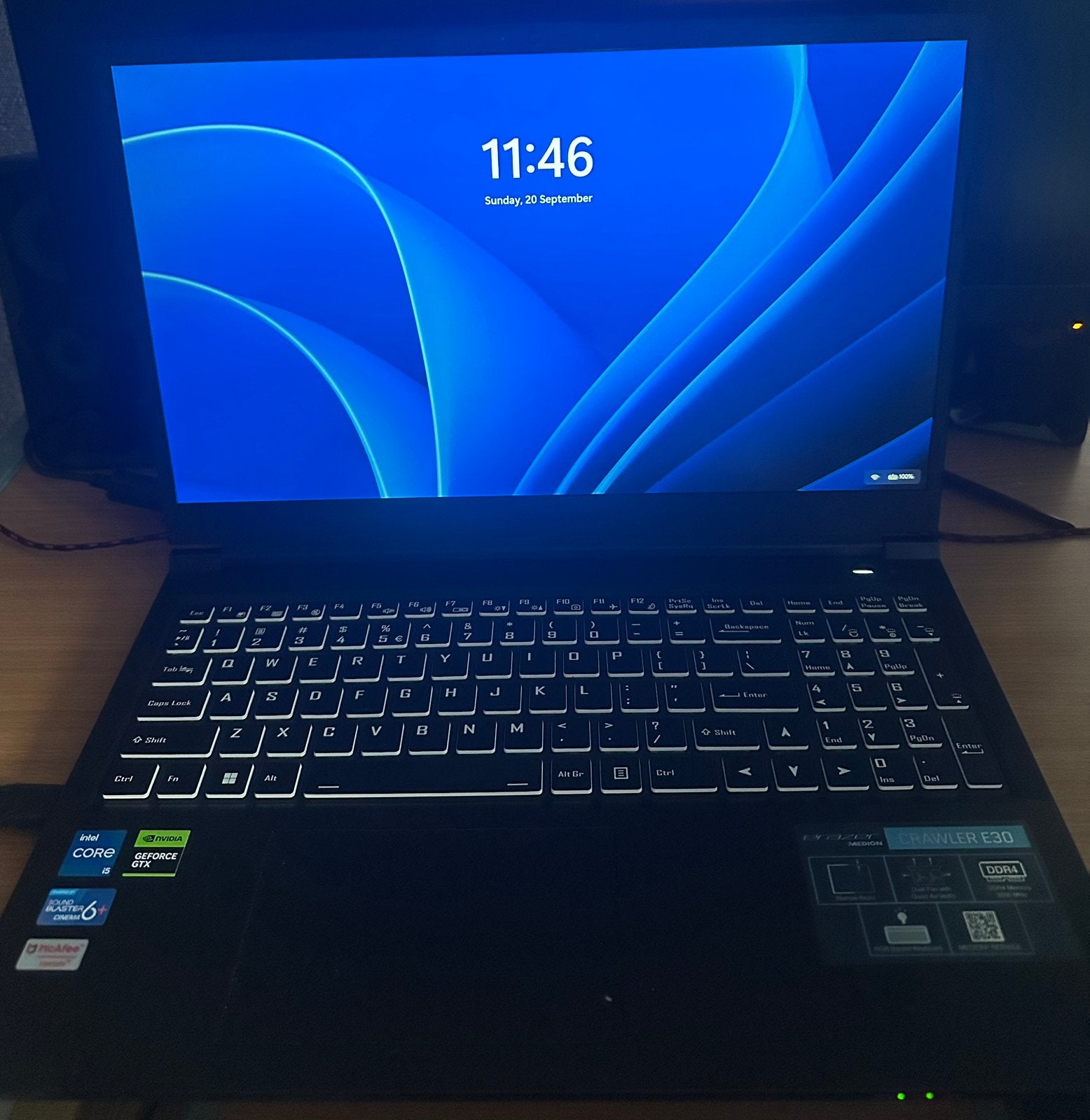 Medion Gaming Laptop - i5 / 16GB RAM / GTX 1650