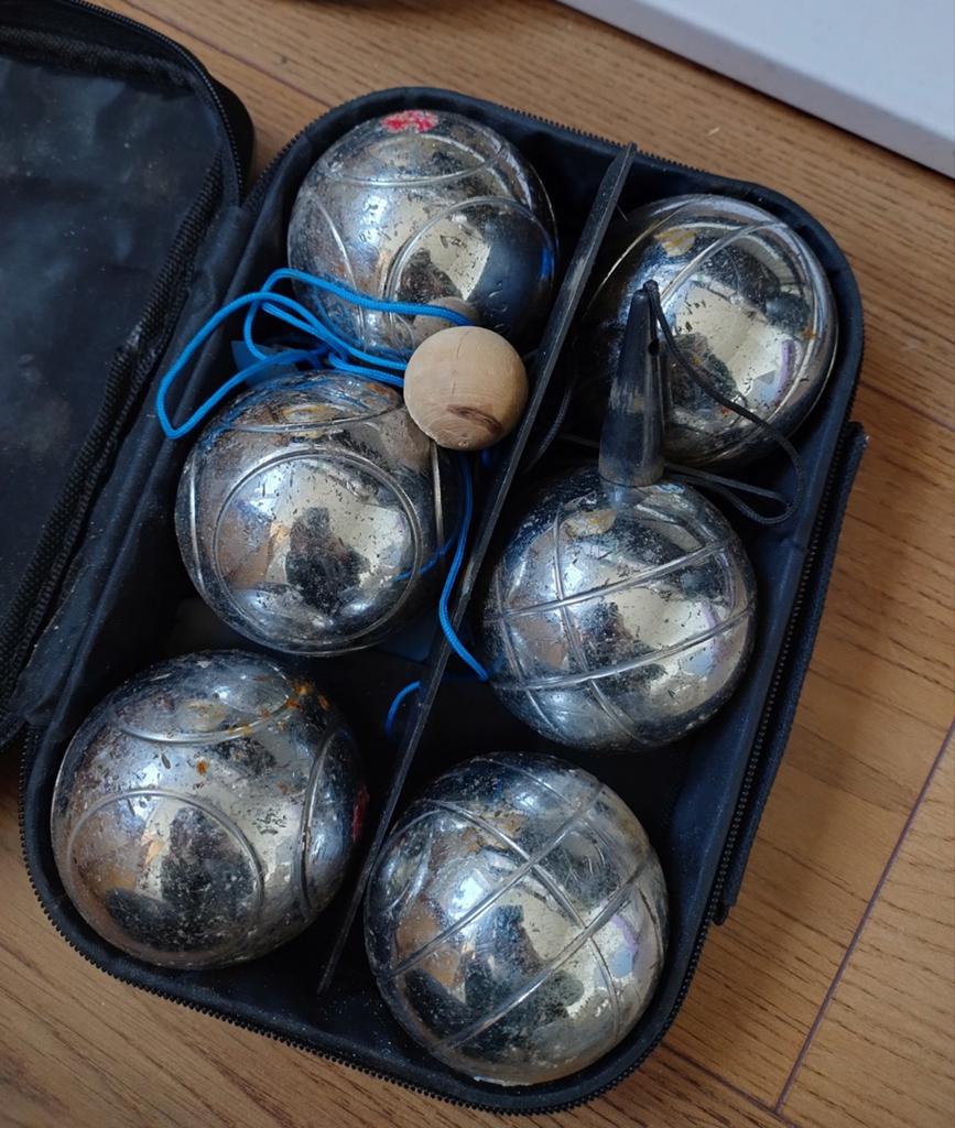 Jeu de Boules set petanque, Een of twee spelers, Ophalen of Verzenden, Gebruikt