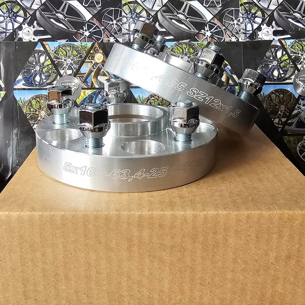 Spoorverbreders spacers Volvo 240 5x108 65,1 25mm, Ophalen of Verzenden