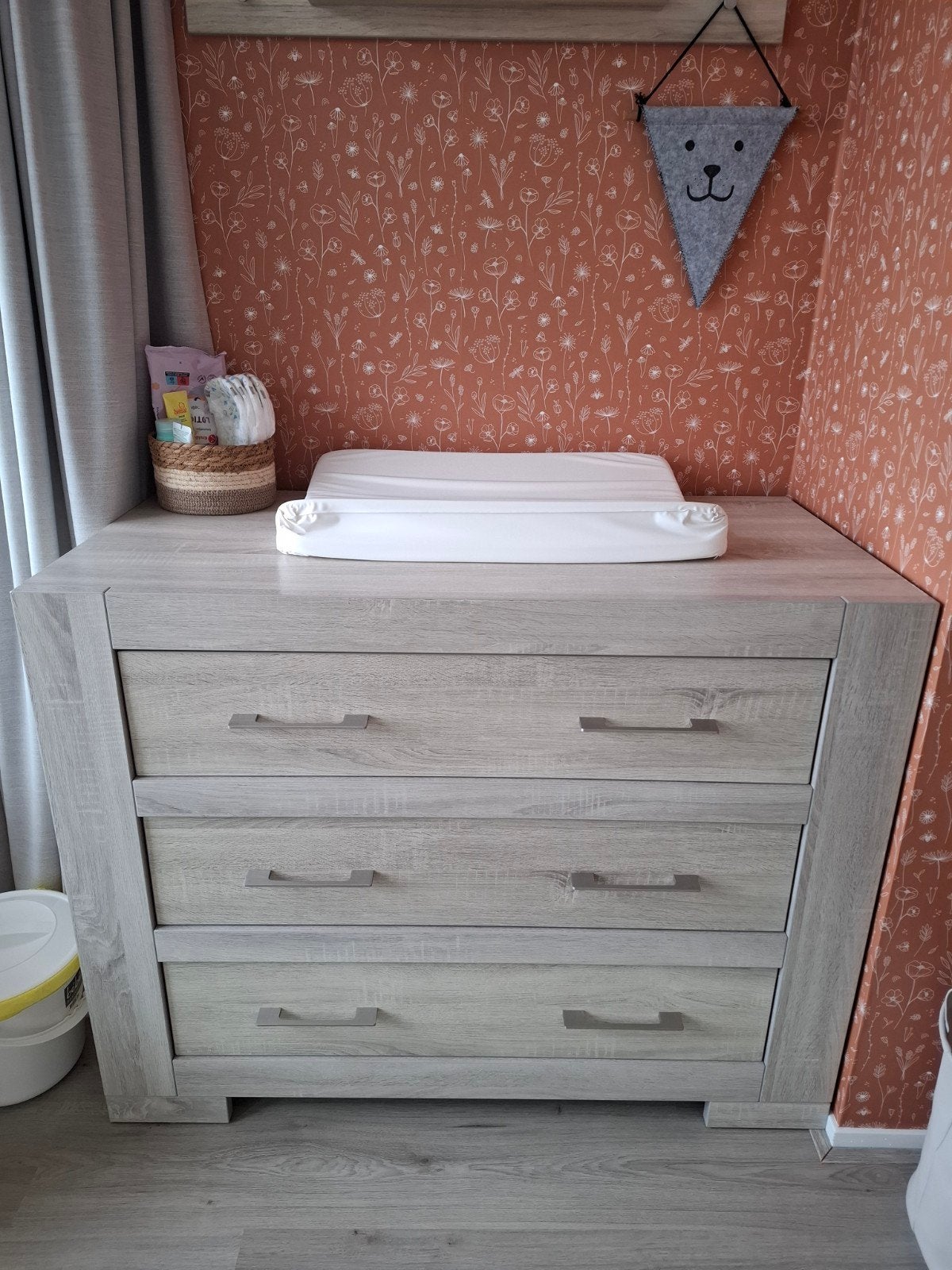 Complete babykamer: ledikant en commode Interbaby, Ophalen, Gebruikt, Jongetje of Meisje