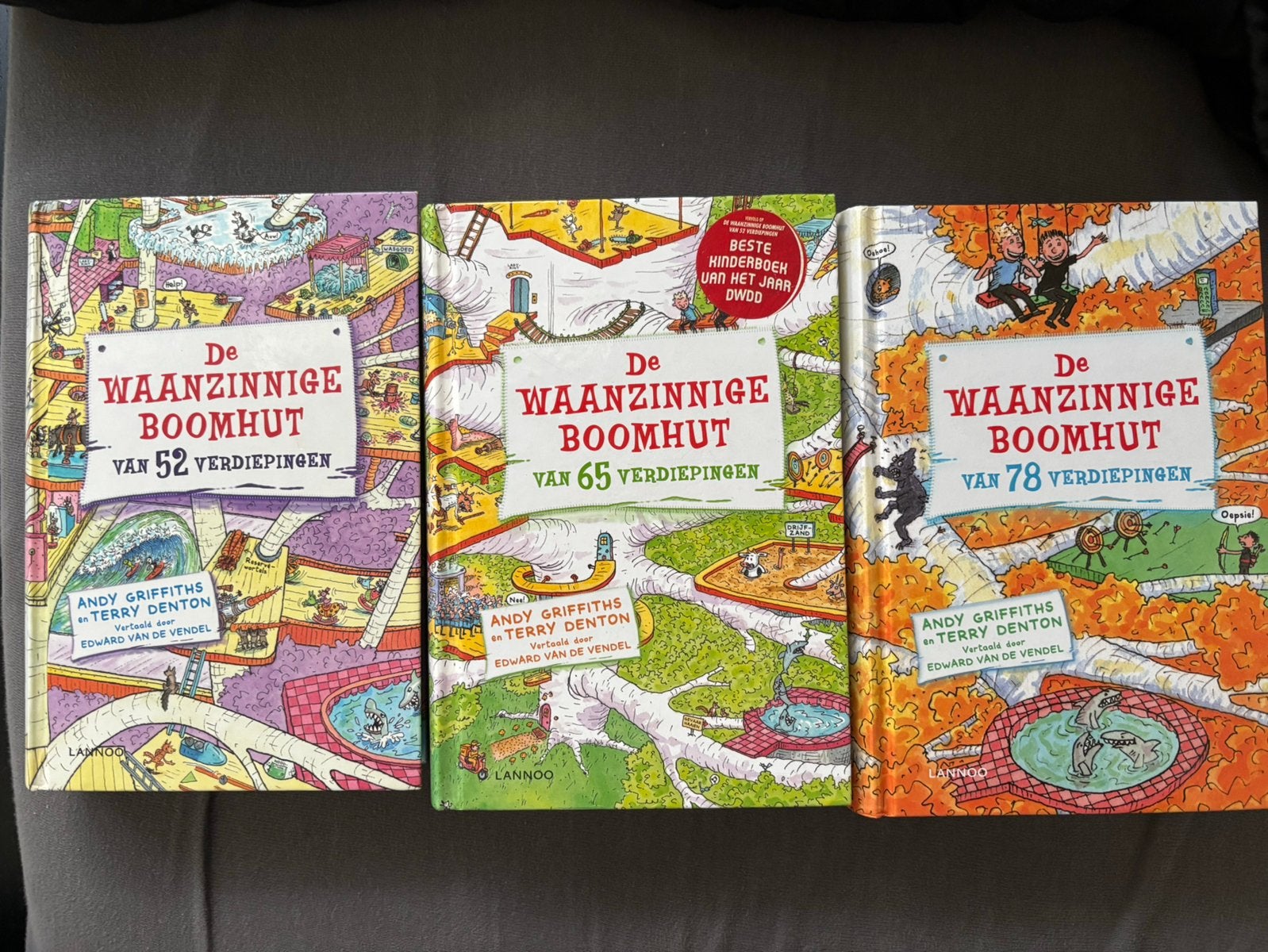 3 delen De Waanzinnige boomhut, Ophalen of Verzenden, Zo goed als nieuw