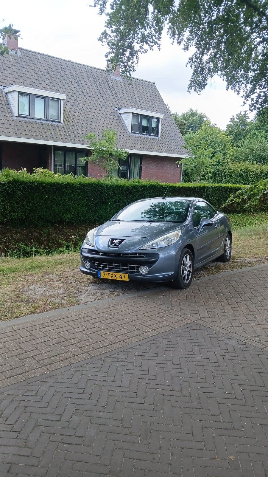 Peugeot 207 1.6 16V CC 88KW 2009 Grijs, Auto's, Peugeot, Bedrijf, Benzine, C, Cabriolet, Handgeschakeld, Geïmporteerd, Zilver of Grijs