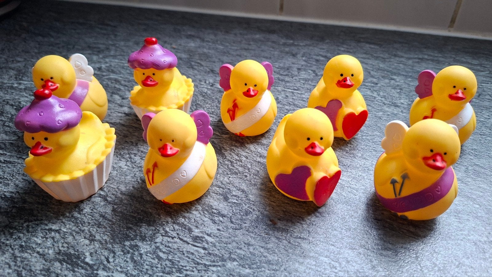 Leuke partij badeendjes, 9 stuks, Ophalen, Nieuw, Badeend