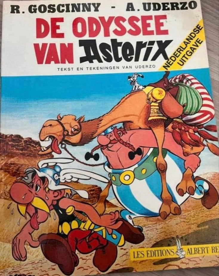 Asterix en Obelix - De Odyssee van Asterix, Eén stripboek, Ophalen of Verzenden, Gelezen