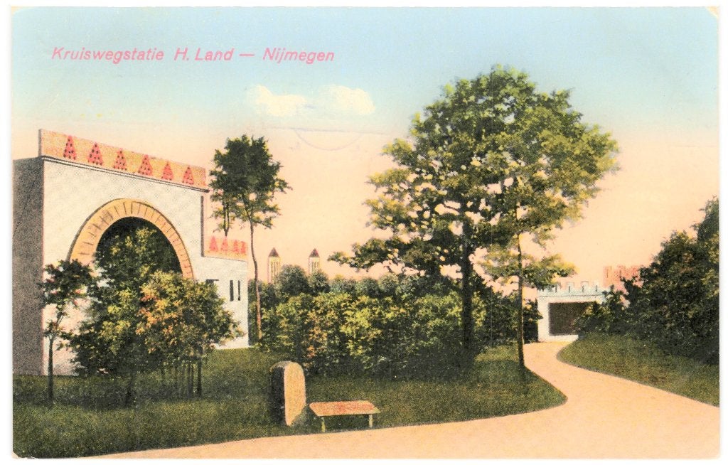 969201	Nijmegen	Heilige Landstichting	1929, Ophalen of Verzenden, 1920 tot 1940, Gelopen, Gelderland