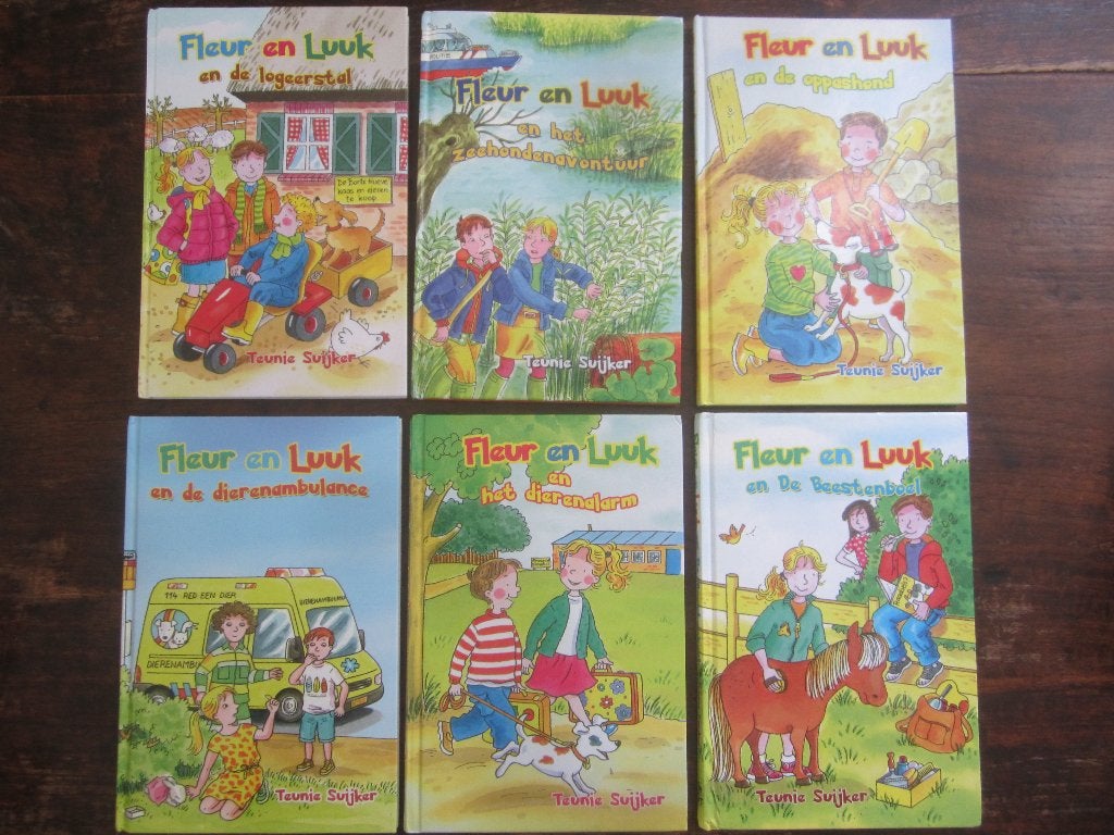Teunie Suijker 5x Fleur Luuk/oppashond/zeehondenavontuur, Ophalen of Verzenden, Zo goed als nieuw, Fictie algemeen