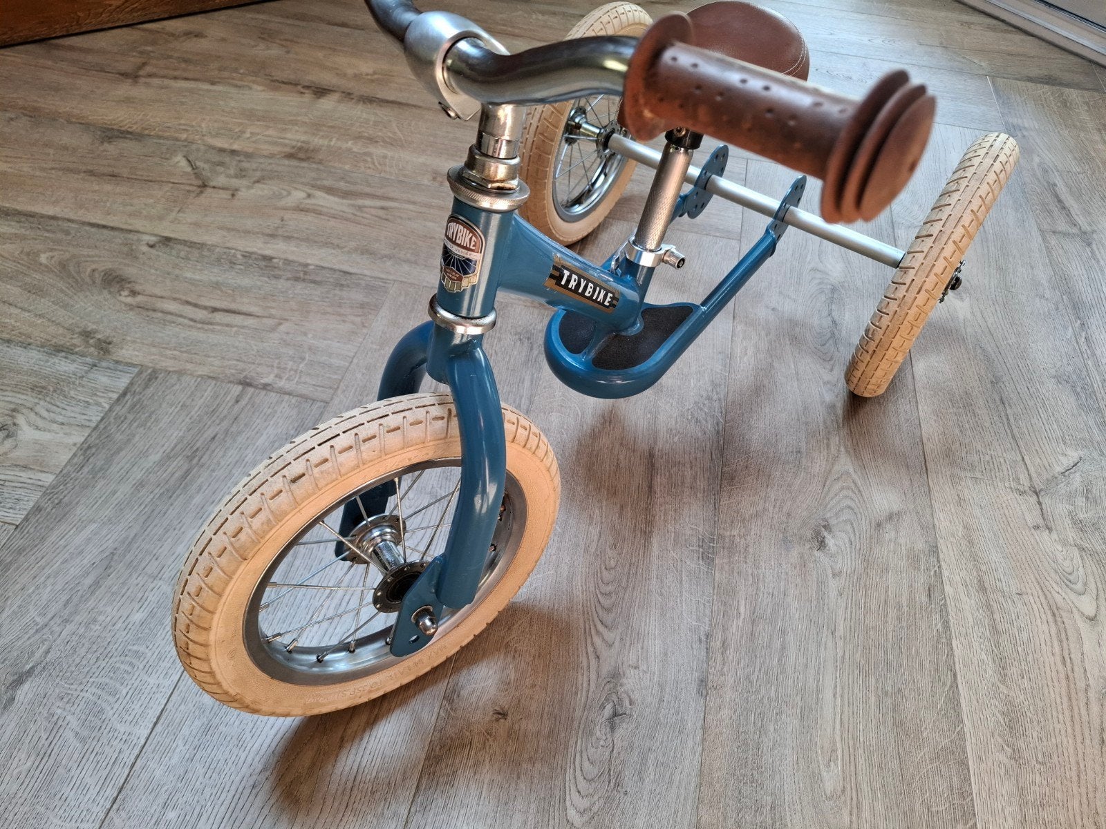 Trybike fiets 2 in-1: driewieler en tweewieler, Ophalen, Zo goed als nieuw, Verstelbare zitting