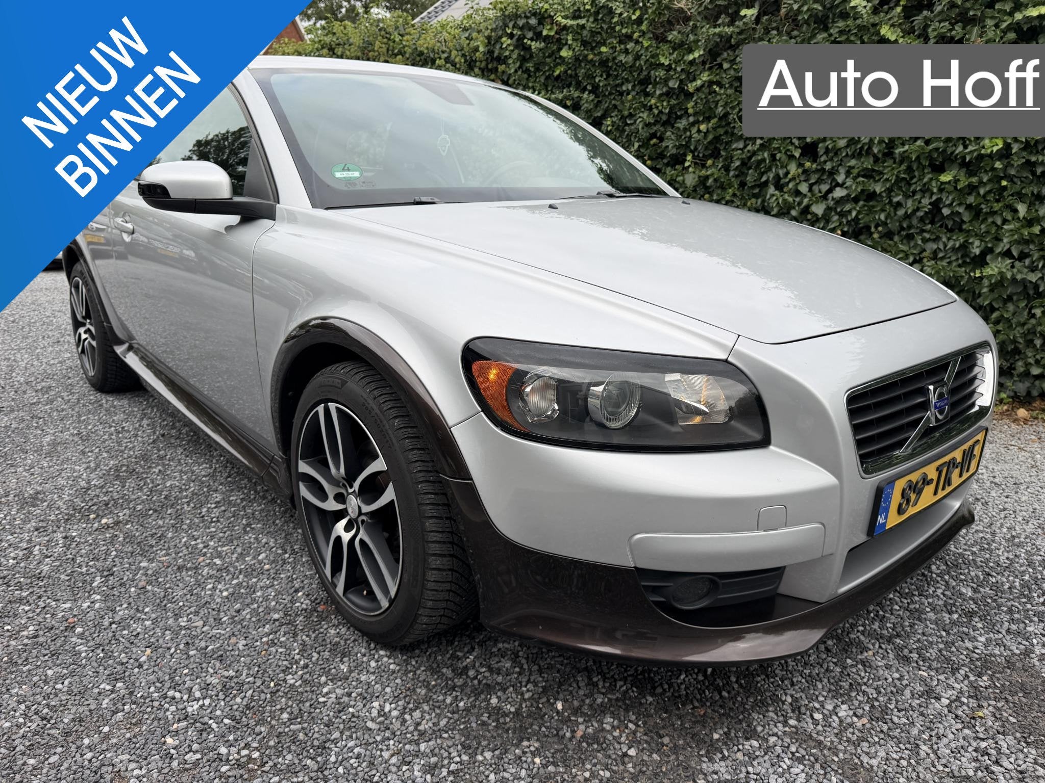 Volvo C30 2.0 Summum | Leer | Autom. Airco | Cruise Control, Voorwielaandrijving, Gebruikt, Zwart, 4 cilinders