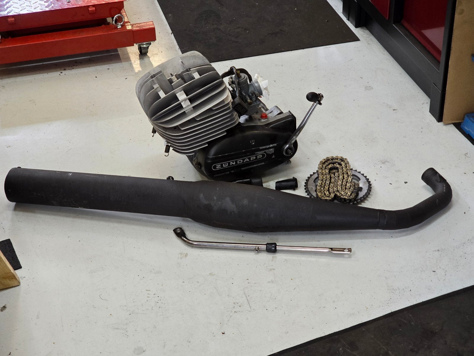 Zundapp ks125 blok compleet, Ophalen, Gebruikt, Blok