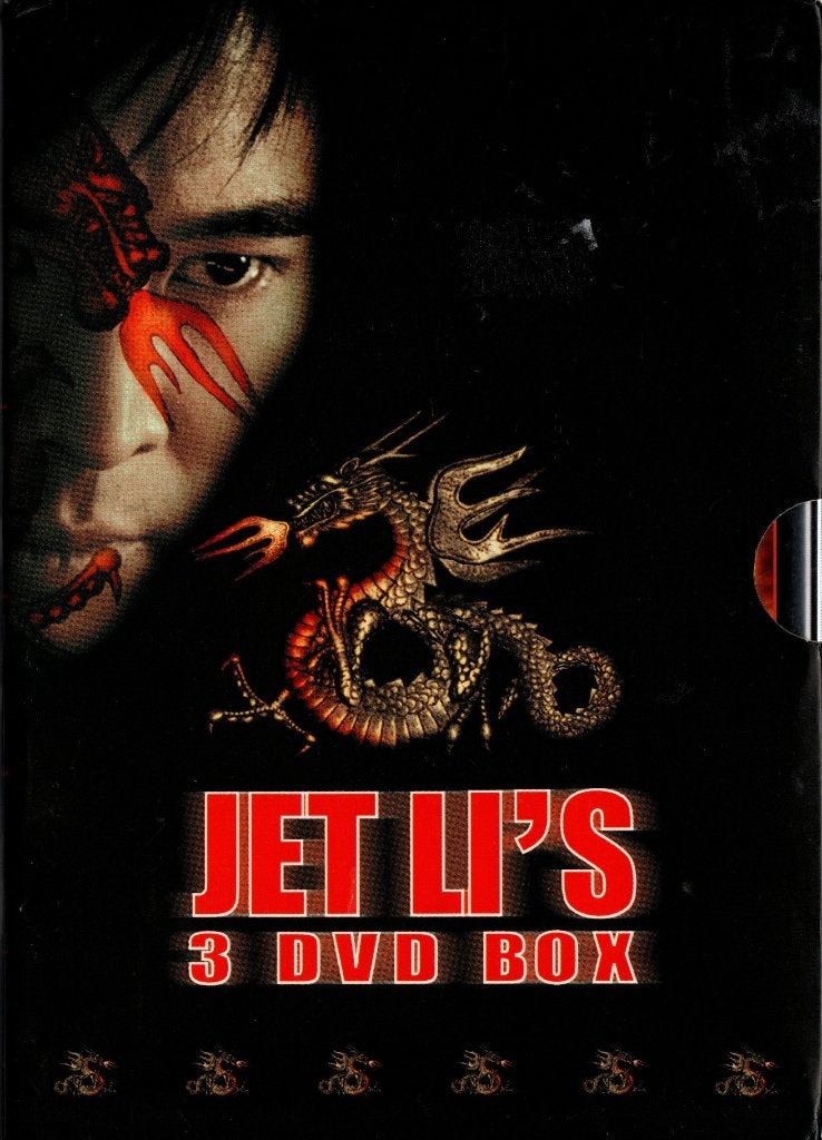 Jet Li's 3 dvd box, Cd's en Dvd's, Vanaf 16 jaar, Ophalen of Verzenden, Zo goed als nieuw, Boxset