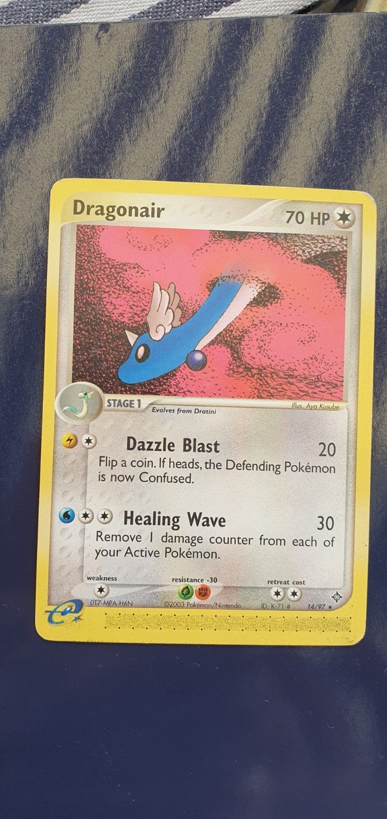 Dragonair 14/97 pokemon kaart, Ophalen of Verzenden, Gebruikt