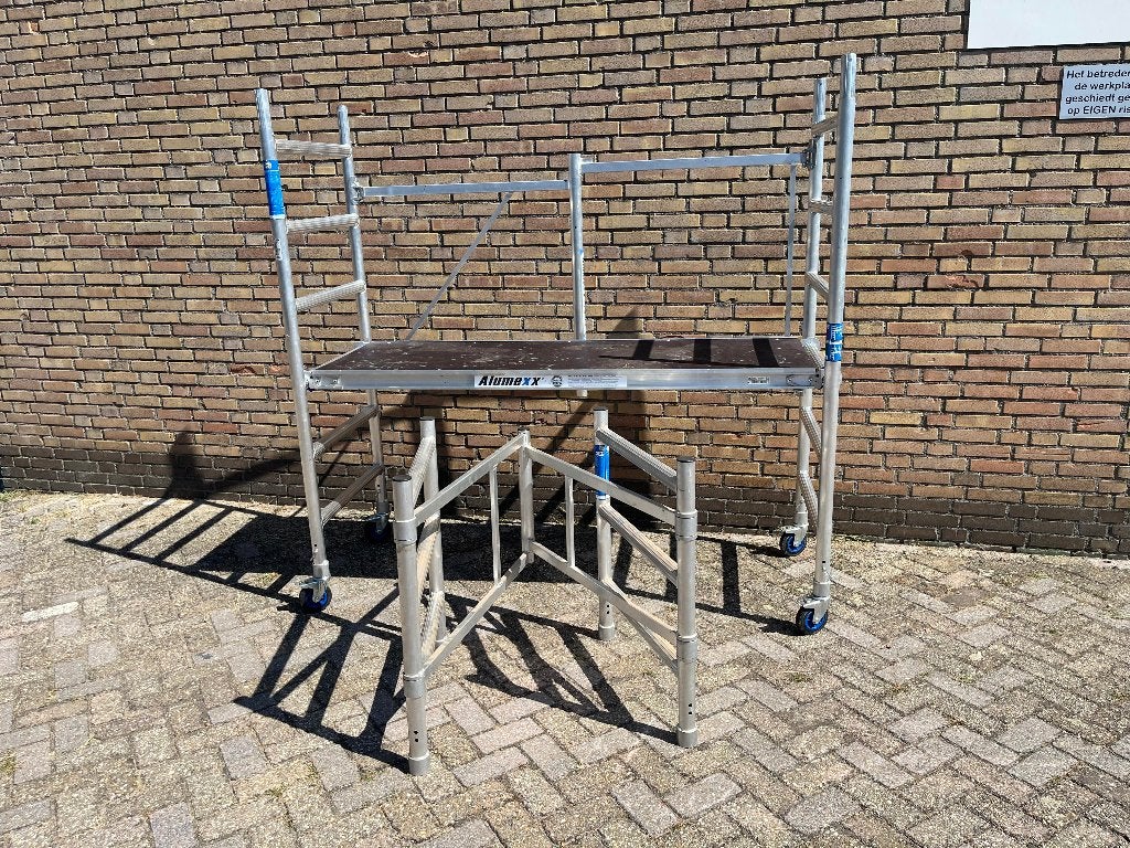 Kamersteiger Alumexx met opzetstuk, Ophalen, Zo goed als nieuw, Rolsteiger of Kamersteiger, 2 tot 5 meter