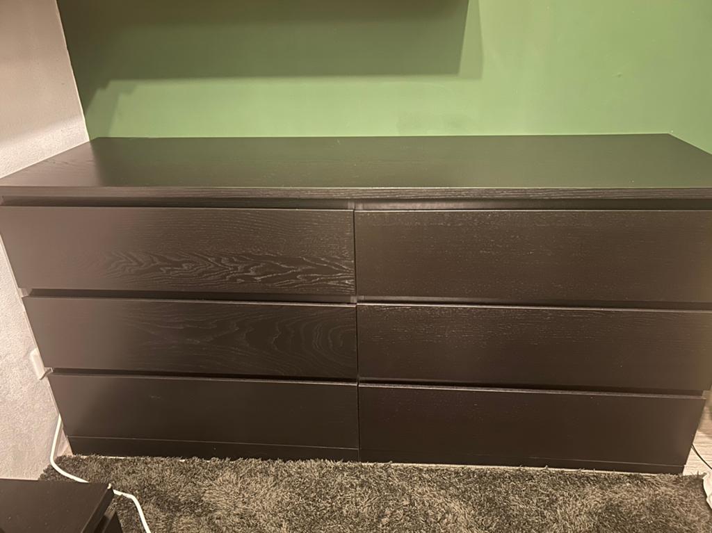 Malm ladekast ikea, Huis en Inrichting, Kasten | Ladekasten, 5 laden of meer, 150 tot 200 cm, Ophalen of Verzenden, Zo goed als nieuw