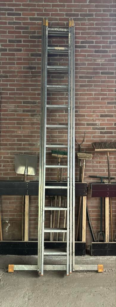 Krause 3x12 Treden Ladder - Multifunctioneel, Ophalen, Gebruikt, Ladder, Opvouwbaar of Inschuifbaar