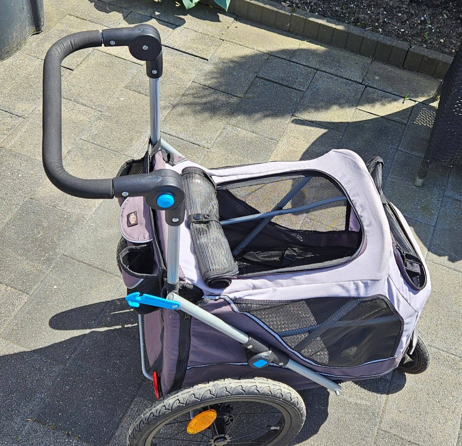 Trixie opvouwbare hondenfietskar, Fietsen en Brommers, Fietsaccessoires | Aanhangers en Karren, Ophalen, Trixie, Opvouwbaar, 20 tot 40 kg