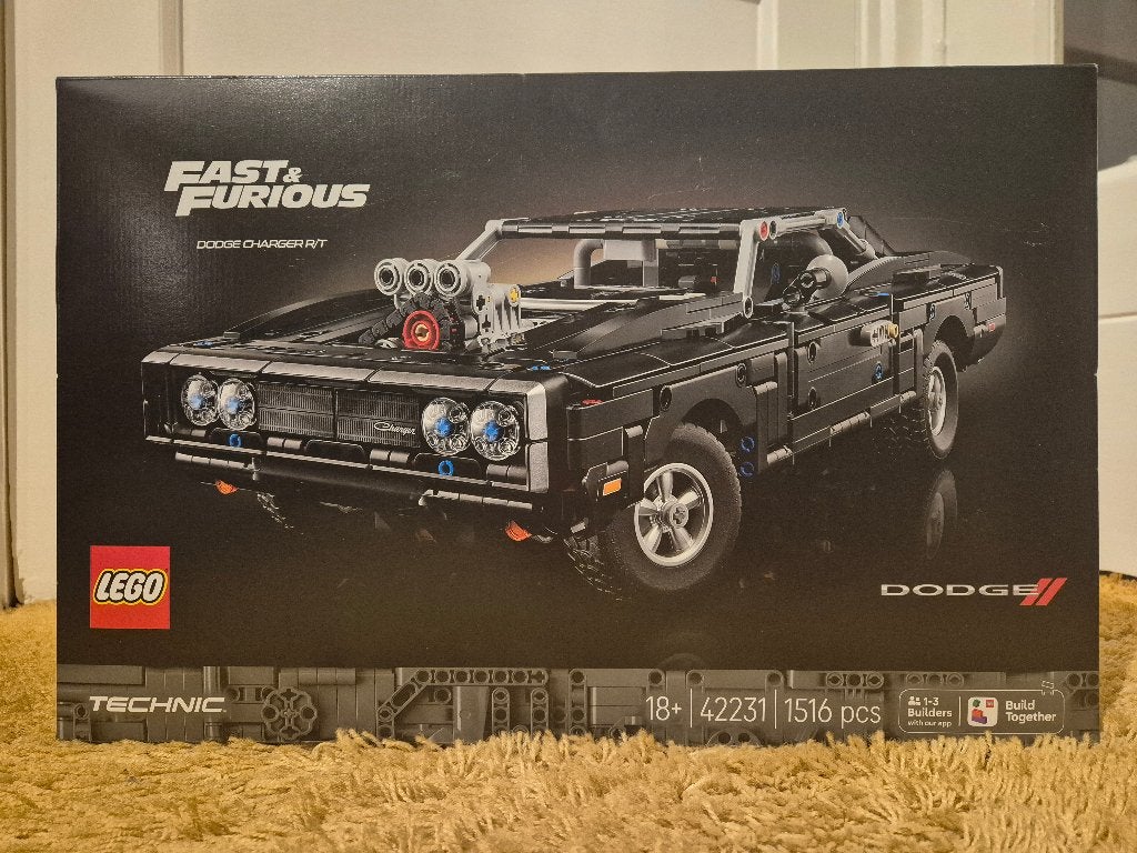 Lego Technic Dodge Charger R/T Fast & Furious, Lego, Nieuw, Ophalen of Verzenden, Technic