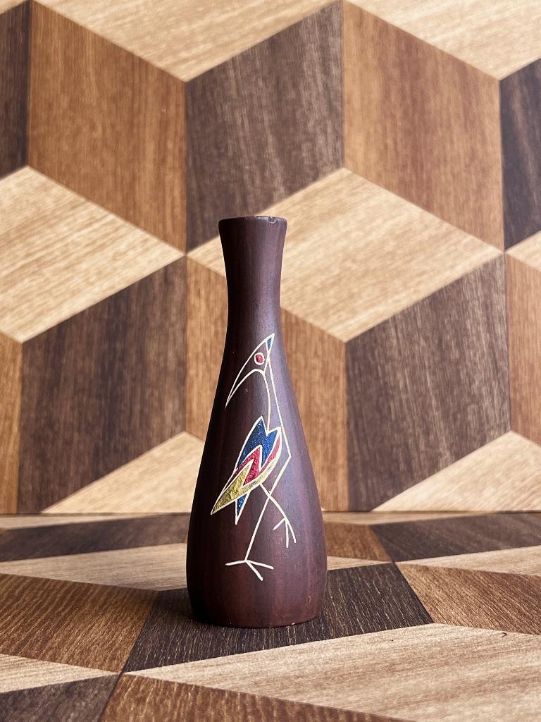 L' Ancora vaasje Teak-keramiek, Antiek en Kunst, Ophalen of Verzenden