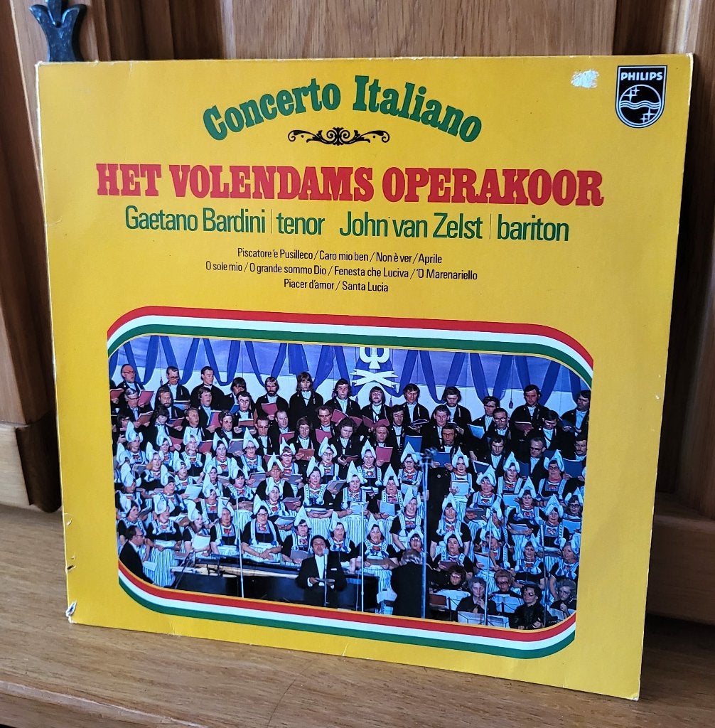 Het Volendams Operakoor - Concerto Italiano - Lp, LP, Ophalen of Verzenden, Zo goed als nieuw, Vocaal