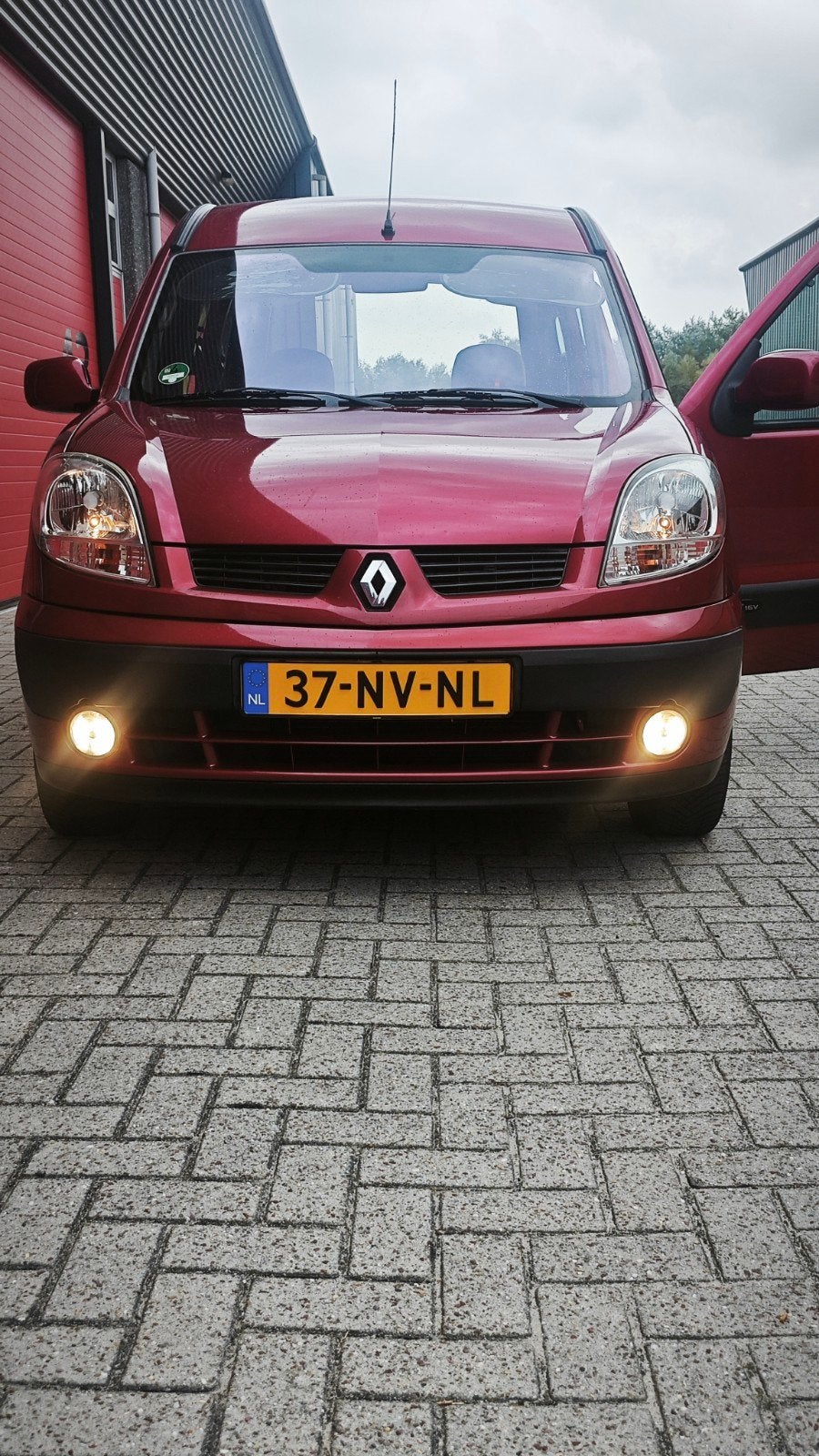 Renault Kangoo 1.6 16V op automaat lpg cruise, Stof, 49 €/maand, Origineel Nederlands, 595 kg