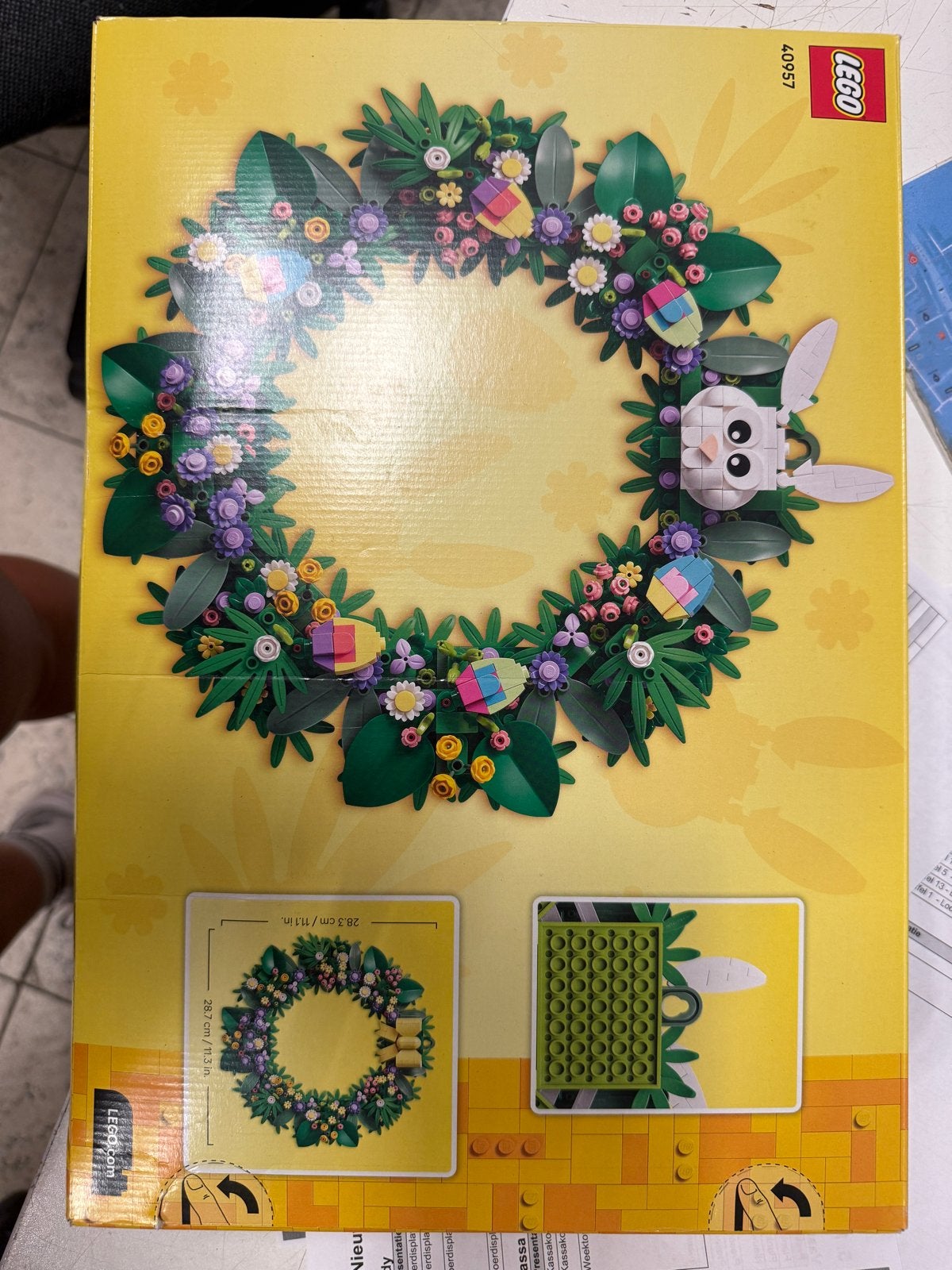 LEGO Paaskrans 40527 en Decoratief Paasei 40816 Nieuw, Overige thema's, Lego, Nieuw, Ophalen of Verzenden