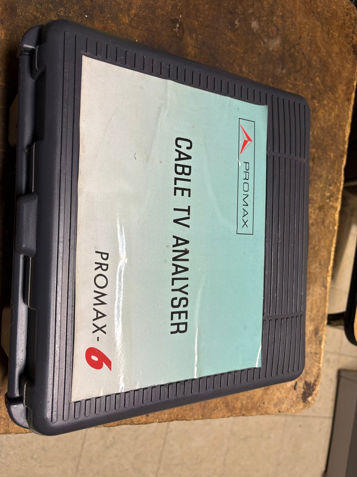 Promax-6 Kabel TV Analyser, Ophalen of Verzenden, Zo goed als nieuw, Tv en Weergevers