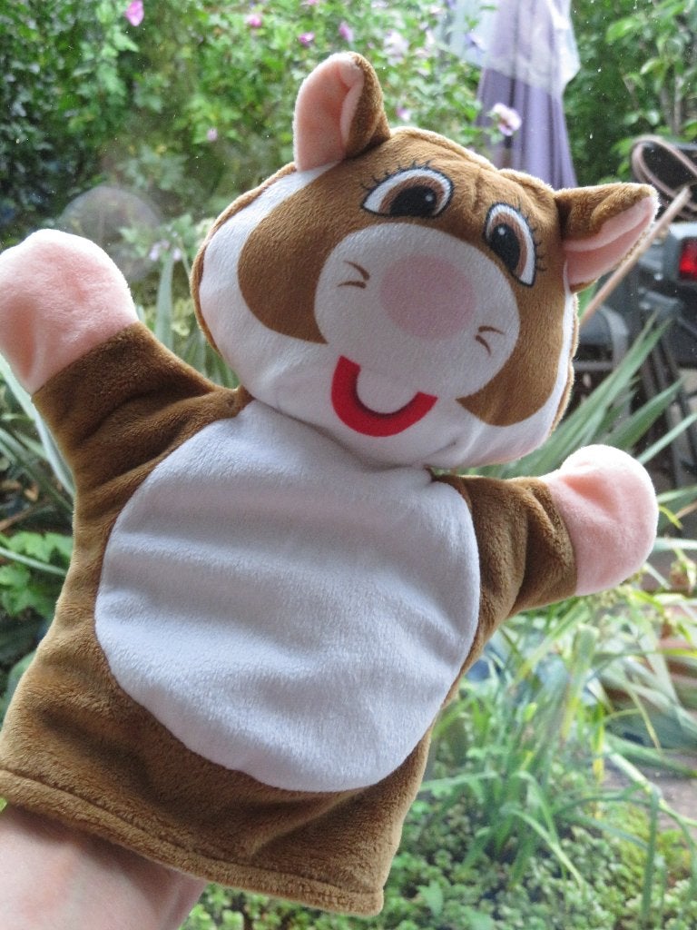 Handpop Hamster poppenkastpop van Albert Heijn AH, Albert Heijn, Hamster, Ophalen of Verzenden, Zo goed als nieuw