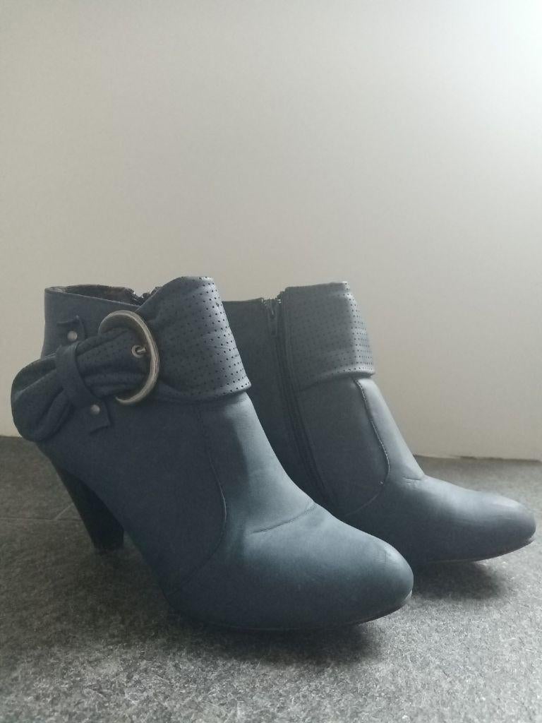 Pearlz enkellaarsjes blauw - maat 39, Blauw, Lage of Enkellaarzen, Ophalen of Verzenden, Pearlz
