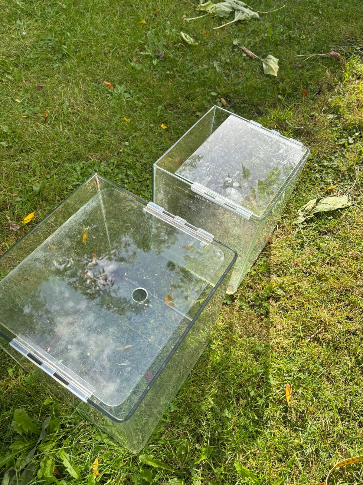 Nano cube aquarium, Ophalen, Zo goed als nieuw, Leeg aquarium