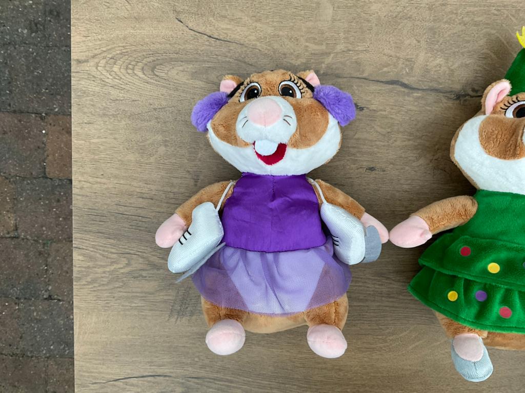 Nieuwe zgan kerst meisje hamster schaats meisje hamster, Albert Heijn, Ophalen